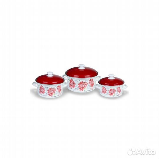 Набор 3 пр. Аромат хризантем белый (цилиндр 2,3л