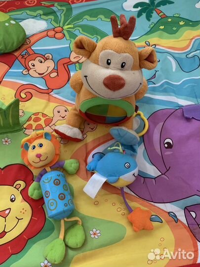 Развивающий коврик tiny love остров обезьяны