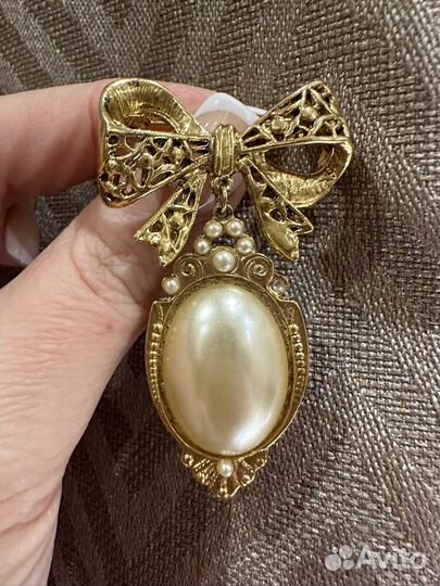 Винтажная брошь США