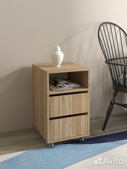 Тумба офисная на колесиках