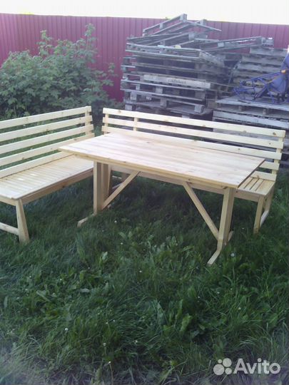 Лавки столы из дерева