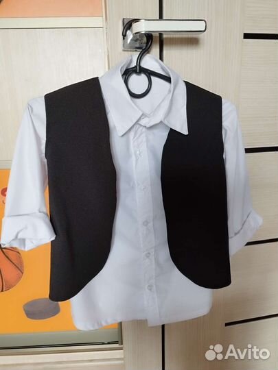 Рубашка с жилеткой комплект для выступлений