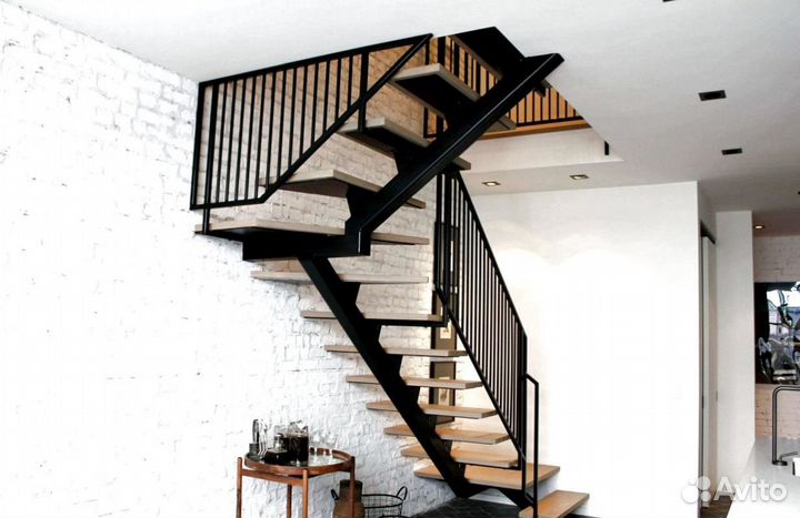 Металлические лесницы и перила дизайн 5937