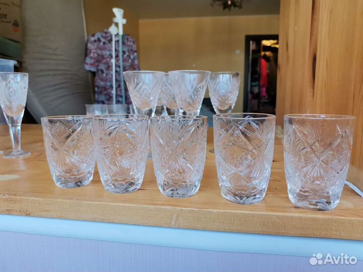 Хрустальные рюмки СССР