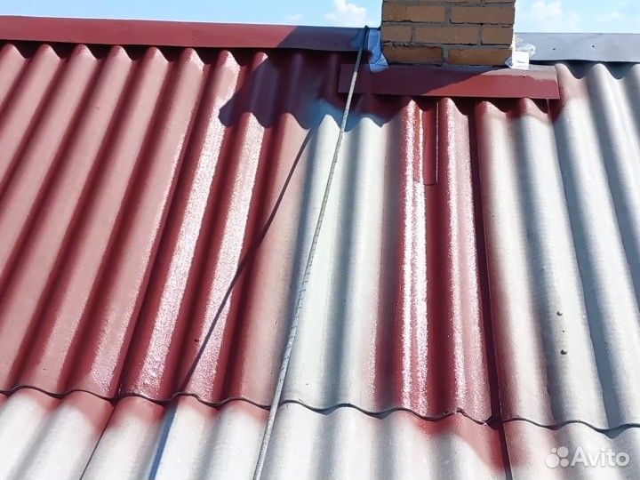 Очистка(мойка) и Покраска крыш