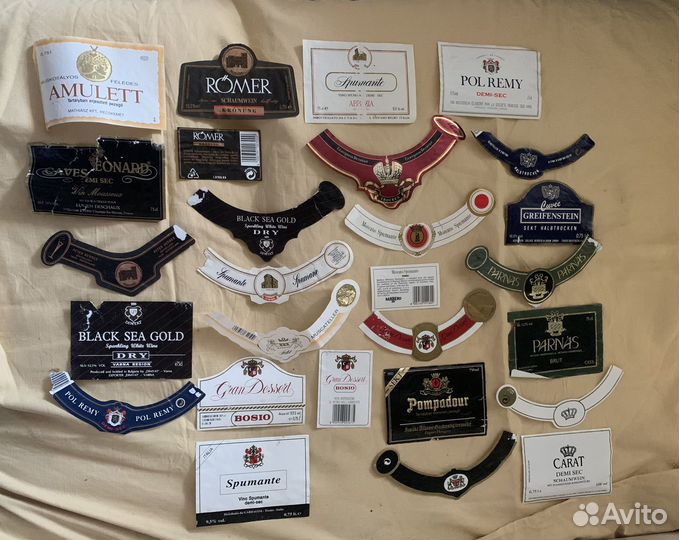 Коллеционные этикетки алкогольных напитков