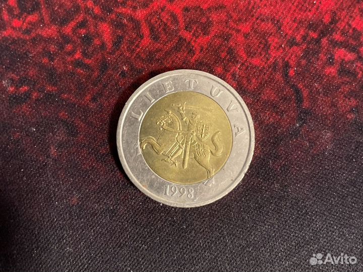5 litai 1998