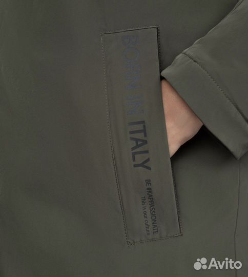 Пуховик женский Kappa оригинал хаки 46