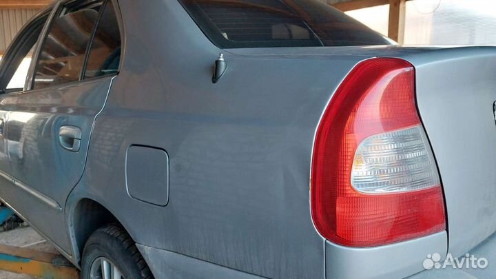 Крыло заднее левое хендай акцент