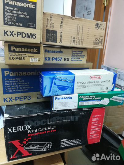 Термопленки, драмы, картриджи Panasonic Xerox