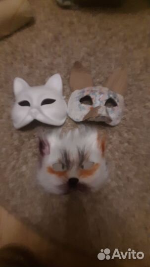 Маска для квадробики основа лиса собака волк кот