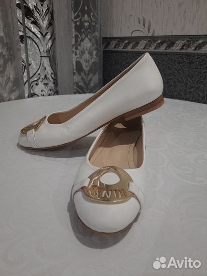 Балетки натуральная кожа
