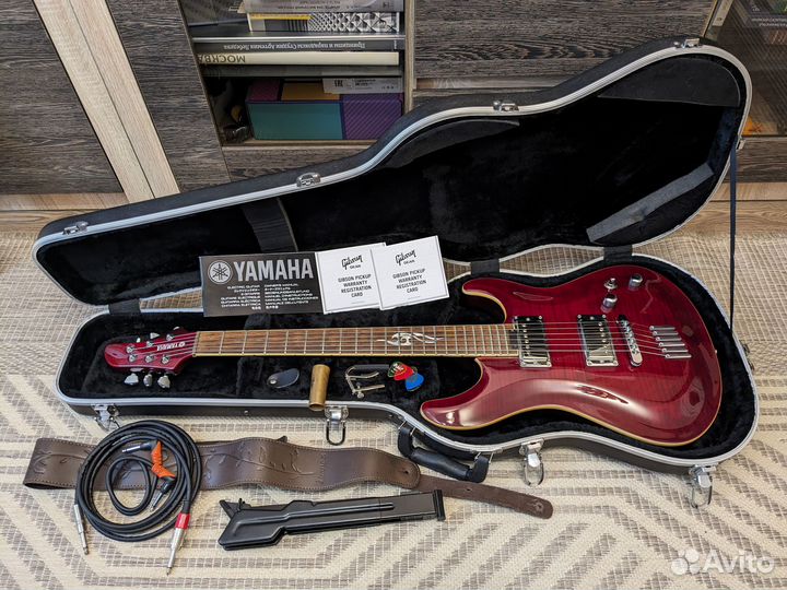 Yamaha RGX520FZ CherryRed (modified)