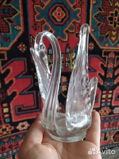 Лебедь хрусталь винтаж СССР