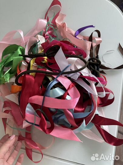 Ленты атласные от цветов