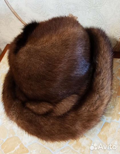 Шапка Шляпа норковая