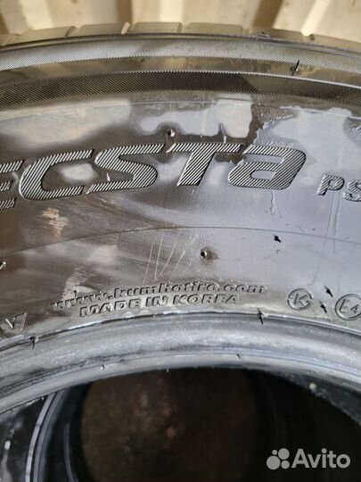 Шины kumho PS71 265/65/17 б/у лето