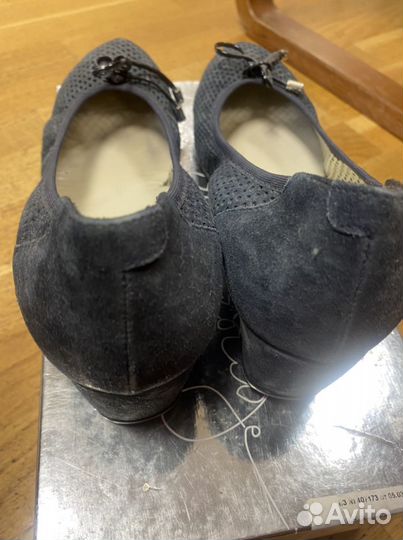 Женские туфли замшевые Melluso, 39 размер