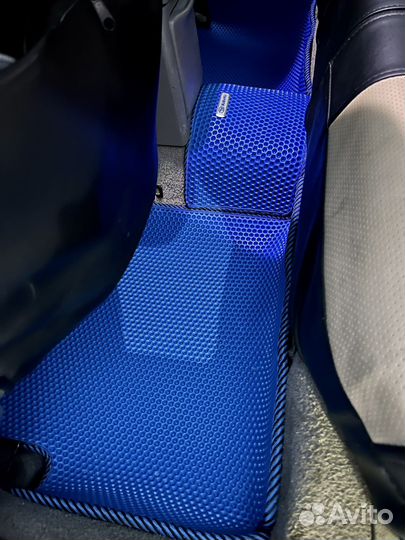 Эва коврики с бортами subaru