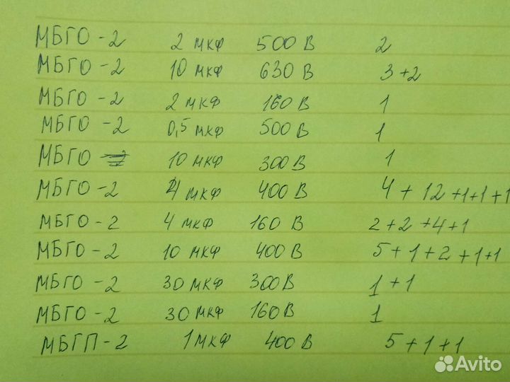 Конденсаторы для ламповых усилителей