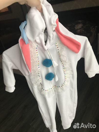 Новогодний костюм зайчика