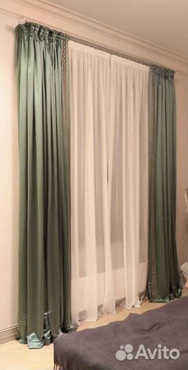 Дизайн, изготовление и навеска штор, жалюзи