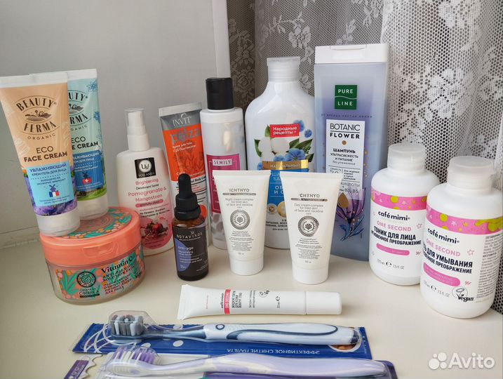 Большой крутой набор для ухода лицо/тело/волосы