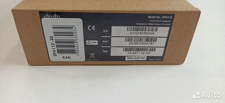 Новый Cisco SPA112