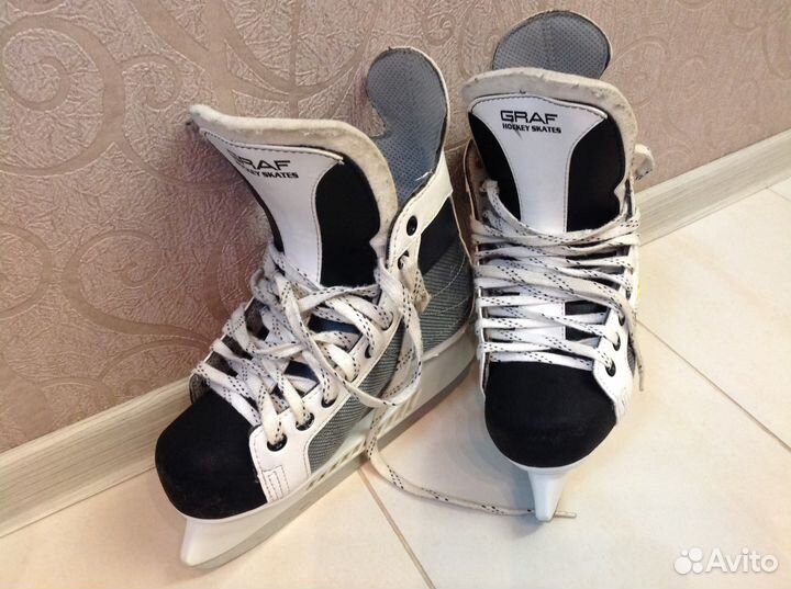 Коньки хоккейные подростковые