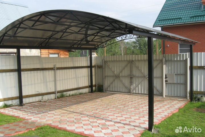 Авто навес из поликарбоната