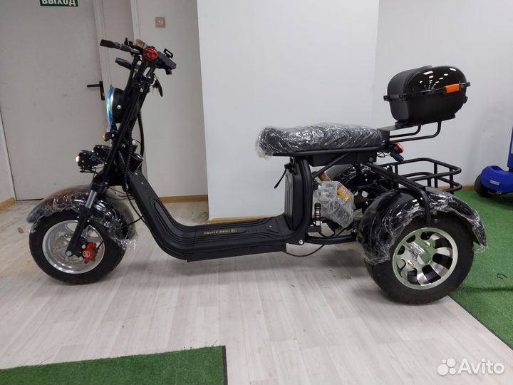 Электроскутер трехколесный 3000w