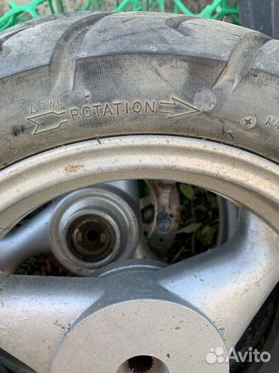 2 колеса для скутера