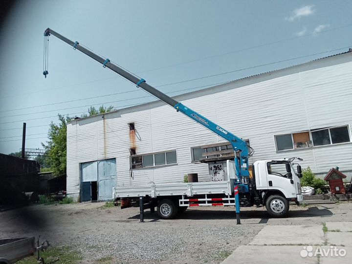 Isuzu Elf с КМУ, 2023