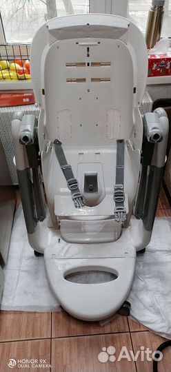 Стульчик для кормления peg perego с качелями