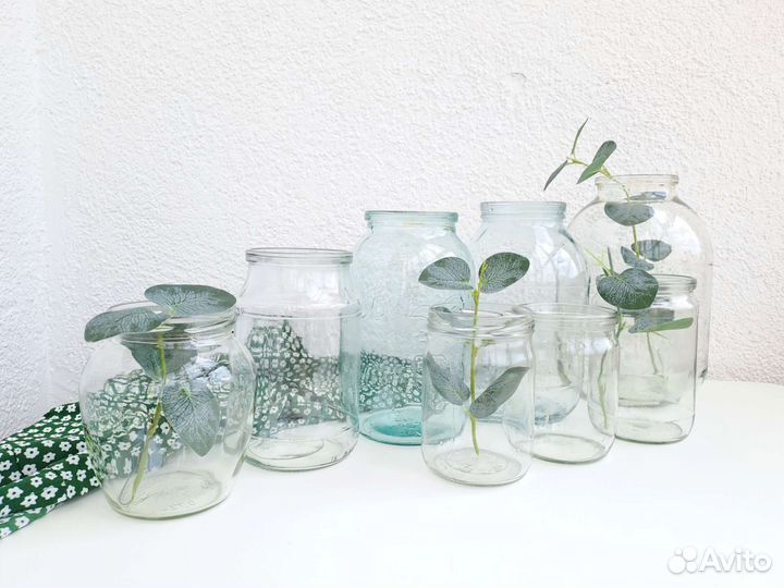Банки стеклянные бу