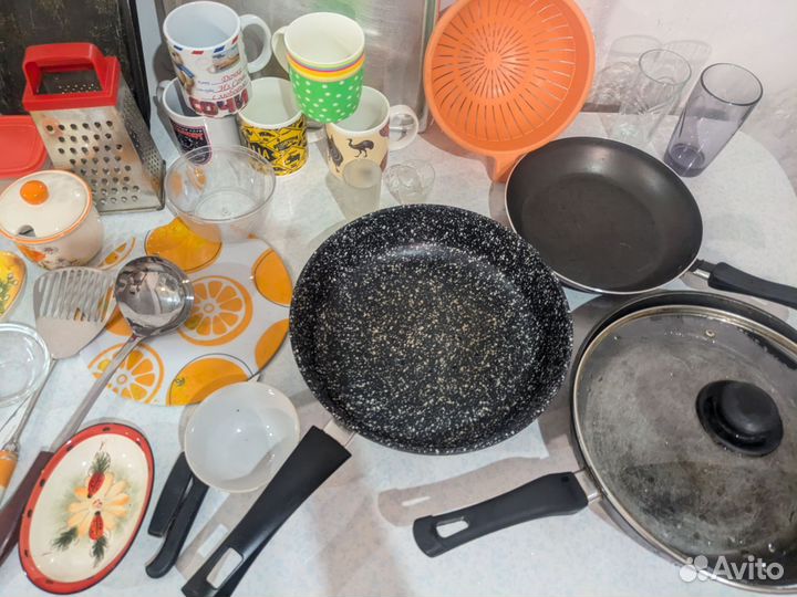 Кухонная посуда пакетом