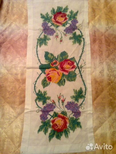 Рушник и Накомодник ручная работа СССР