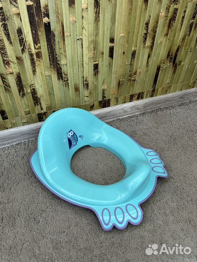 Накладка на унитаз детская, антискользящая Babyton