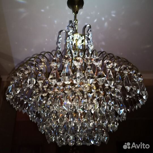 Люстра хрустальная Чехия