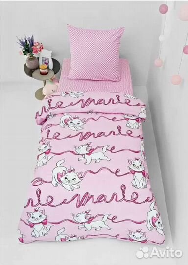 Детский 1,5-спальный постельный комплект из бязи