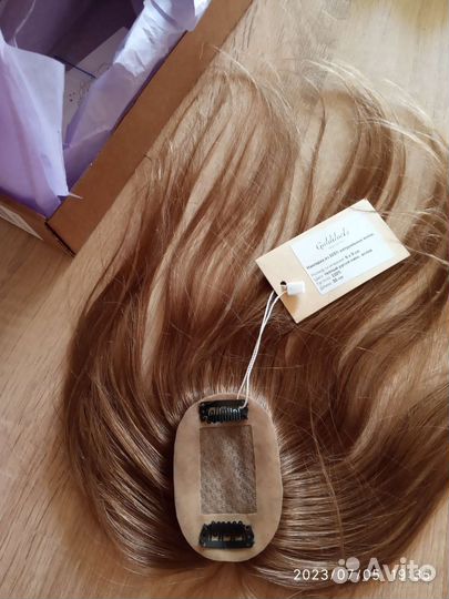 Накладка из натуральных волос