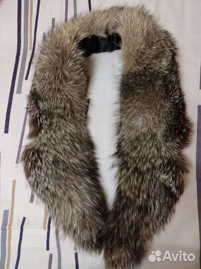 Меховой воротник песец