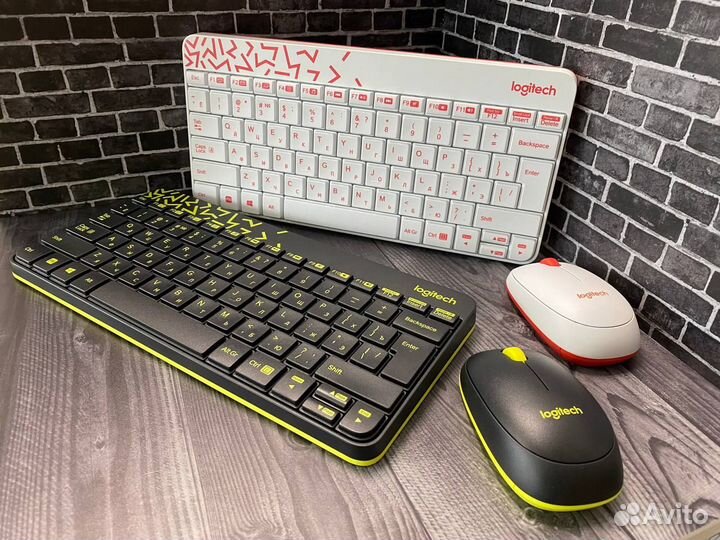 Комплект клавиатура+мышь Logitech MK240 Nano