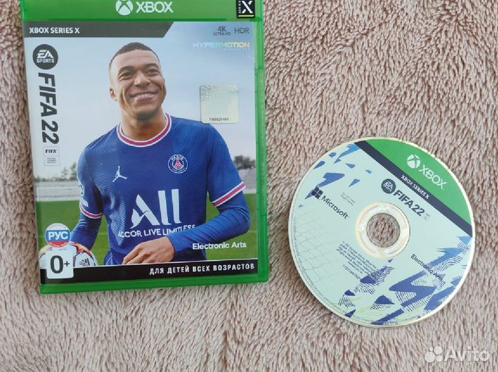Fifa 22 диск Xbox series x