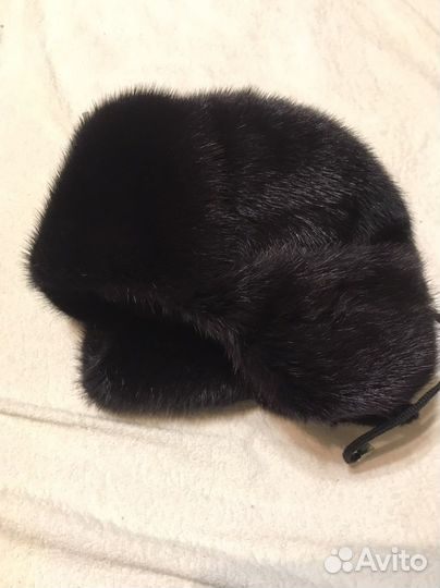 Шапка ушанка норка женская