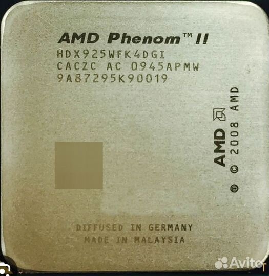 Процессор amd phenom ii x4 925