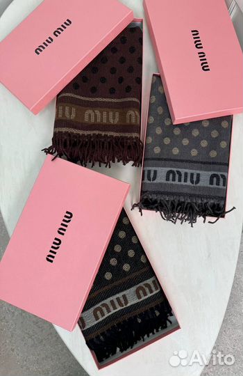 Шарф miu miu
