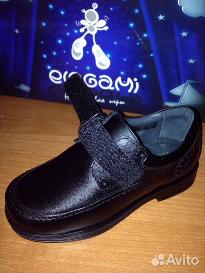 Туфли школьные. Натуральная кожа. р.25