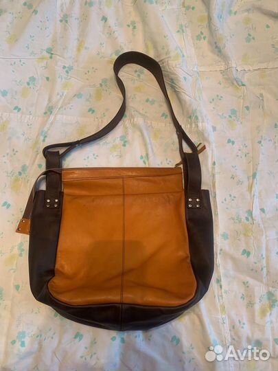 Сумка натуральная кожа хиппи 60х