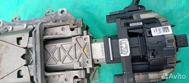 Рулевая колонка с круизом audi q7 4.L в сборе